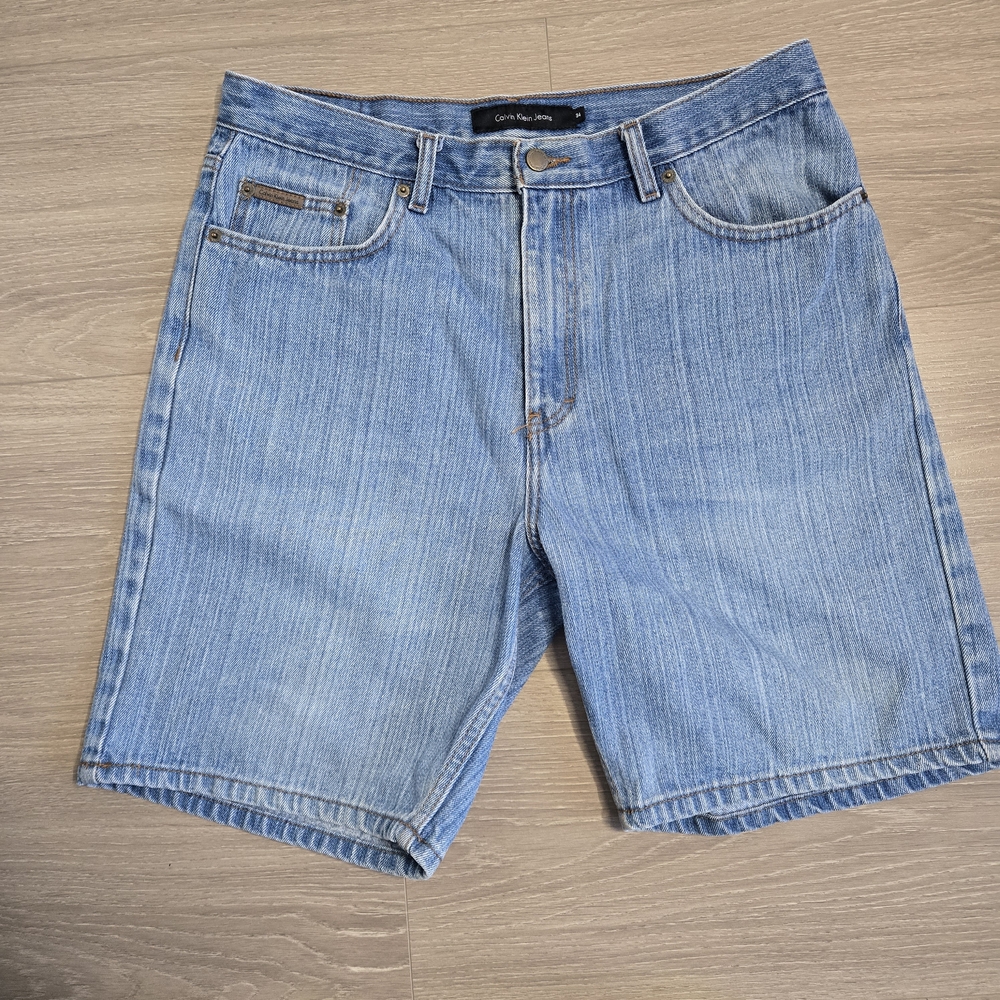 Calvin Klein Men's Blue Denim Shorts